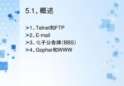 Internet网络信息服务技术 网络技术服务概论